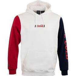 Sweat à capuche K1X Coca Cola Blanc M - Style Unisexe et Confort