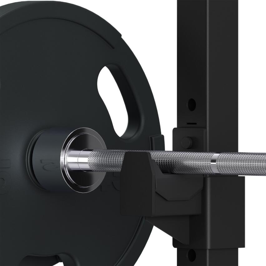 Estante de agachamento HSR30 - 21 níveis, braços de segurança e design compacto 5/5