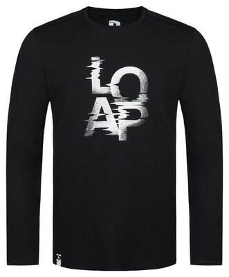 Loap Altron Herren Langarm-T-Shirt M Schwarz