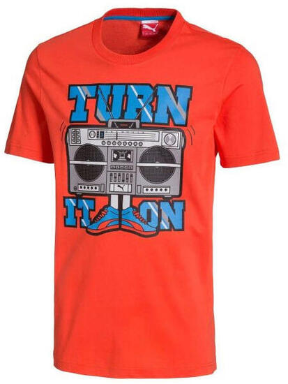 Puma Herren T-Shirt aus Atmungsaktiver Baumwolle für Sportler