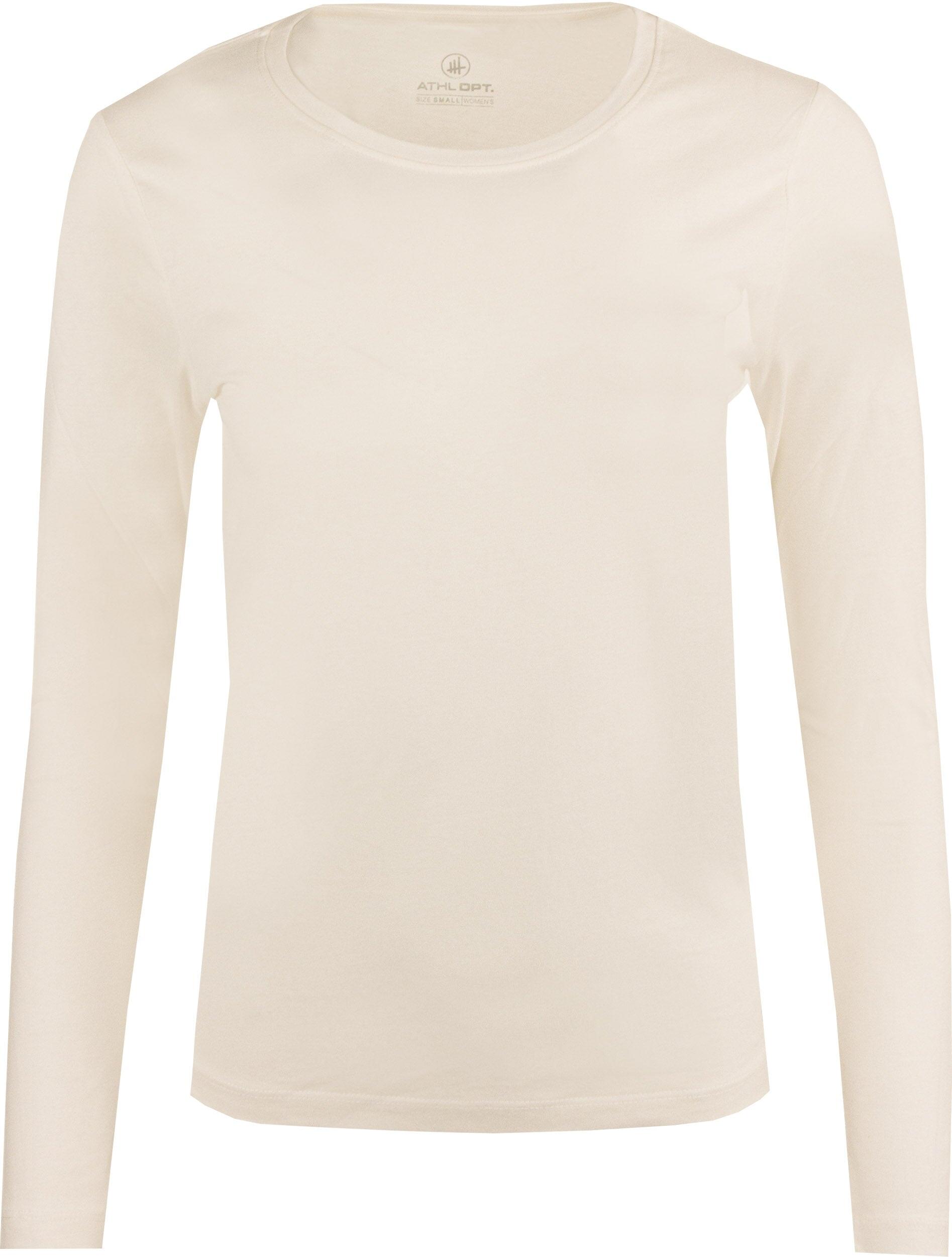 ZONE PERFECT Camiseta Desportiva Feminina Kerrie Marfim - Respirável e Leve