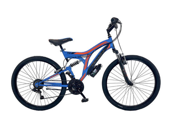 Vélo enfant Canellini COLORADO 26" tout suspendu Bleu/Orange