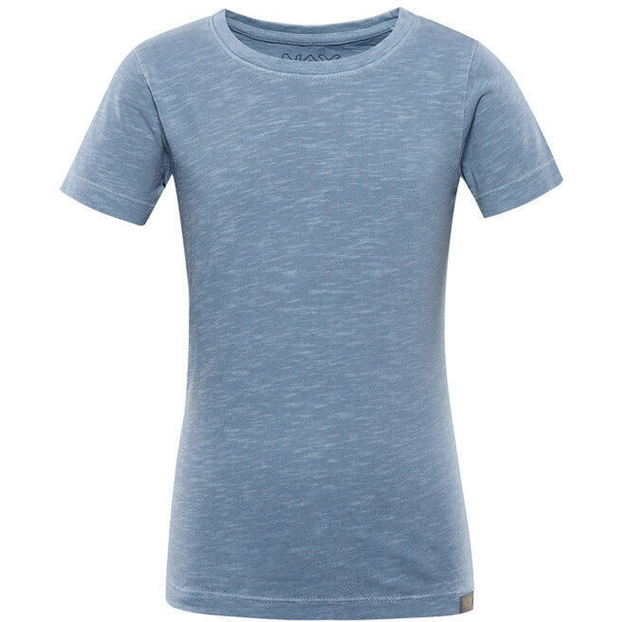 T-shirt Dziecięcy Nax Esofo 104-110 z Miękkiej Bawełny z Kolorowym Nadrukiem