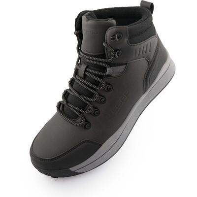 Wodoodporne męskie buty zimowe Ahman Black - Rozmiar 45