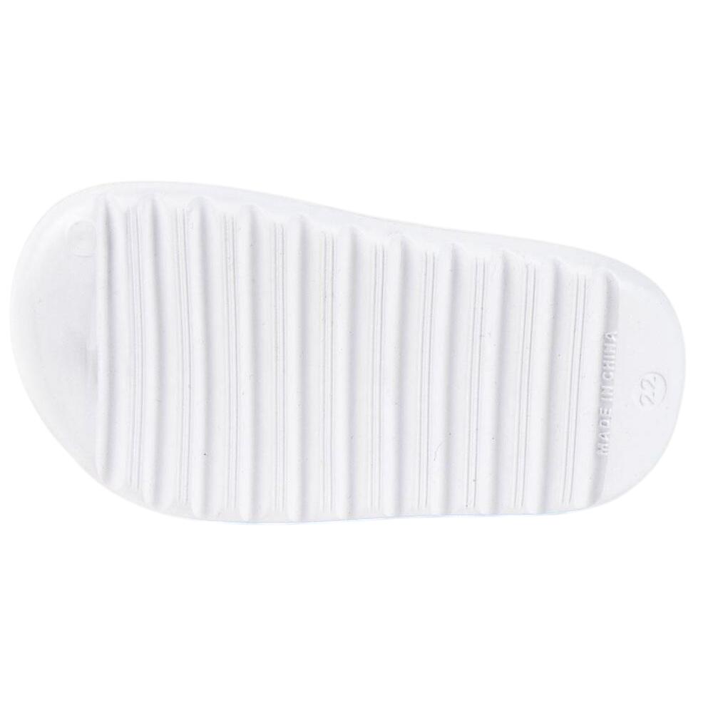Real Madryt klapki sandały na rzep beach pool flip flops białe 4/4