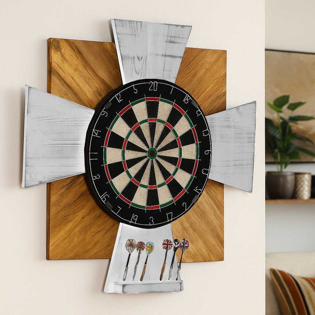 Dřevěná deska pod šipky John Paddle Order White Oak 5/7