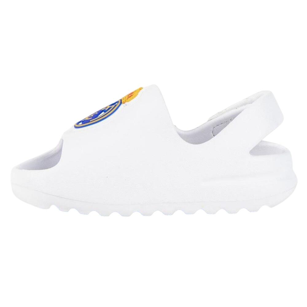 Real Madryt klapki sandały na rzep beach pool flip flops białe 3/4