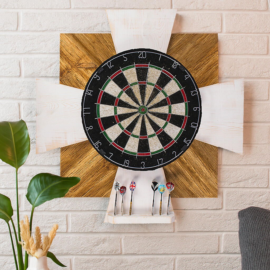 Dřevěná deska pod šipky John Paddle Order White Oak 6/7
