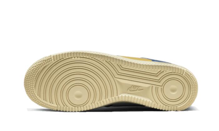 Zapatillas Air Force 1 Low SP Undefeated 5 On It Blue Yellow Croc 2/3
