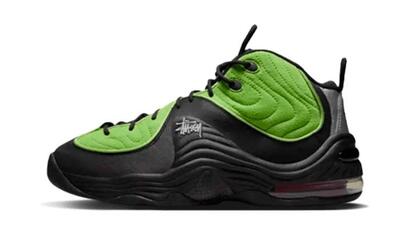 Sportschoenen air penny 2 stussy vivid green black