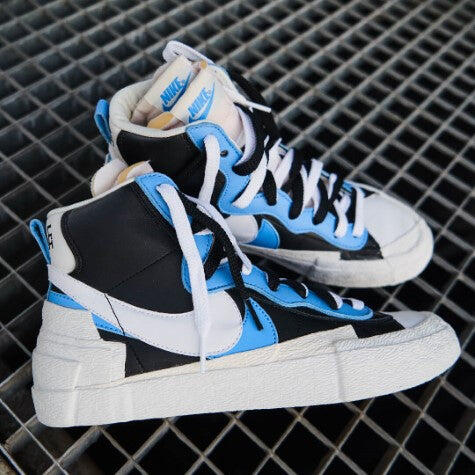 Blazer Mid Sacai White Black Legend Blue 5/6