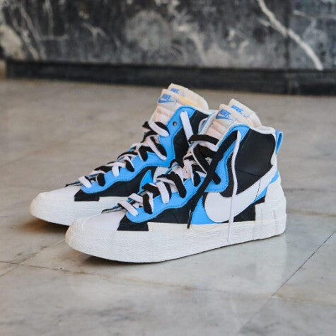 Blazer Mid Sacai White Black Legend Blue 6/6