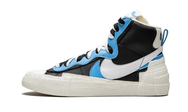Blazer Mid Sacai White Black Legend Blue 1/6