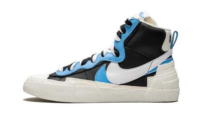 Zapatillas Blazer Mid Sacai White Black Legend Blue