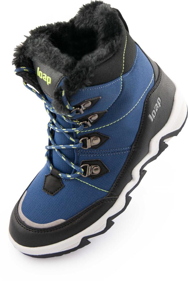 Wodoodporne zimowe buty dla dzieci Laep Lima niebieskie rozmiar 32
