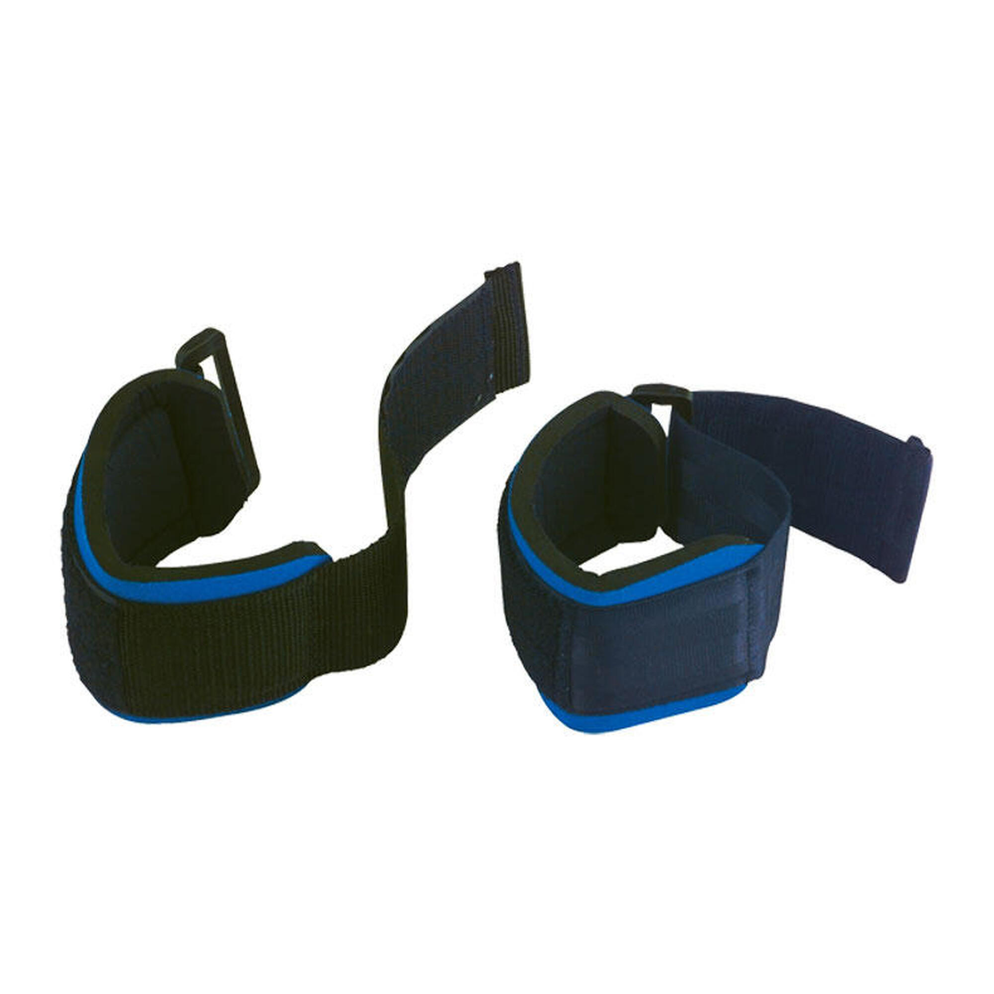 Body-solid - Bandes De Poignet En Nylon (paire) - Sangle De Suspension - Bleu|noir - Taille Unique - Decathlon