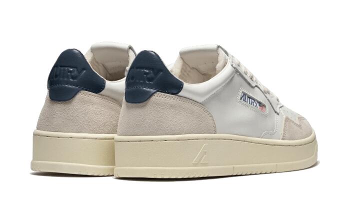 Medalist Leather Suede Low White Navy 2/3