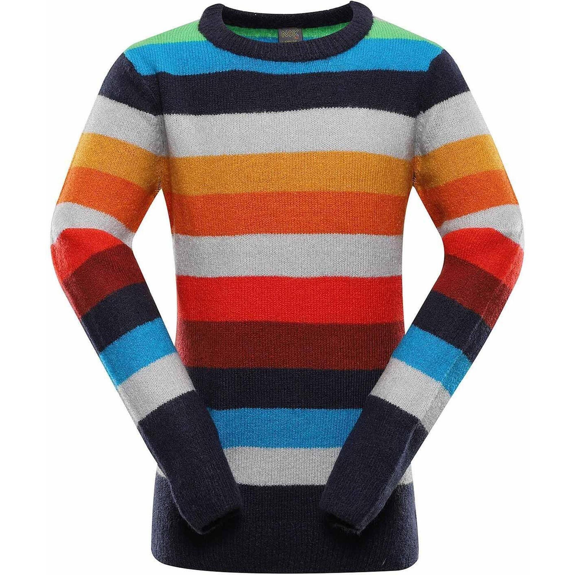 Sweter Dziecięcy Nax Moero 116-122 - Miękka Bawełna i Ciepły Fason