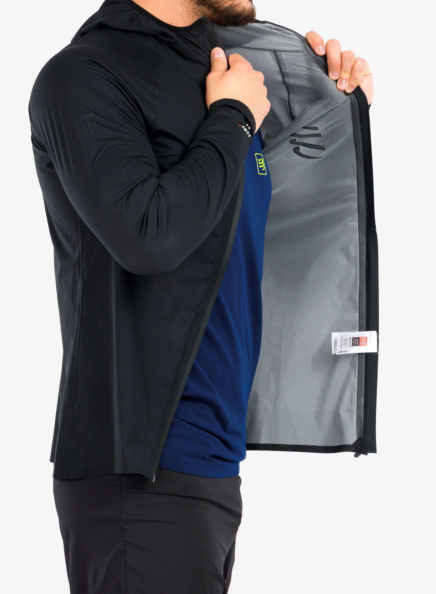 Compressport Giacca impermeabile 10/10 ultraleggera da uomo 6/7