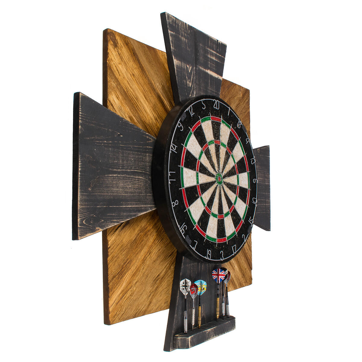 Dřevěná deska pod šipky John Paddle Order Black oak 7/7