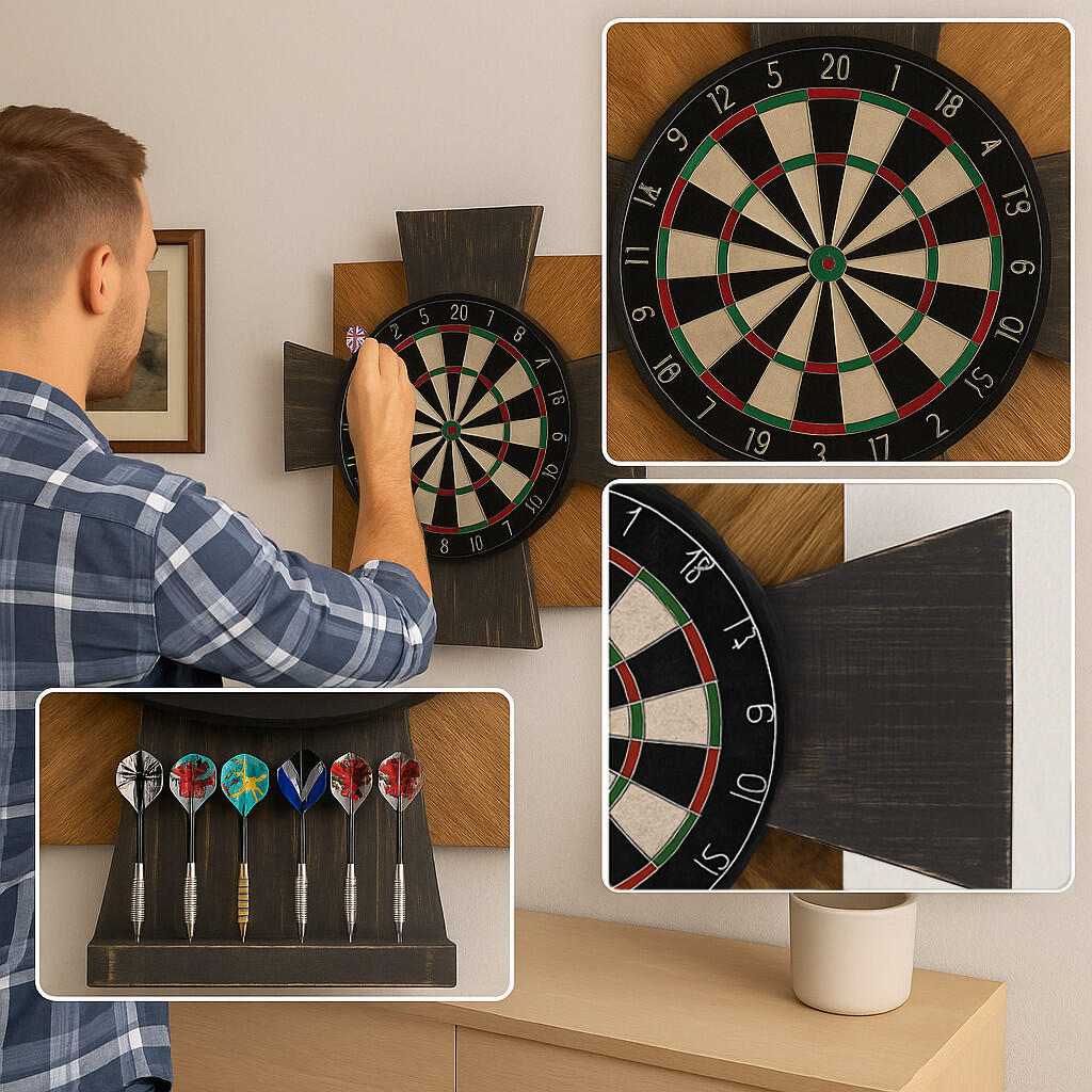 Dřevěná deska pod šipky John Paddle Order Black oak 3/7