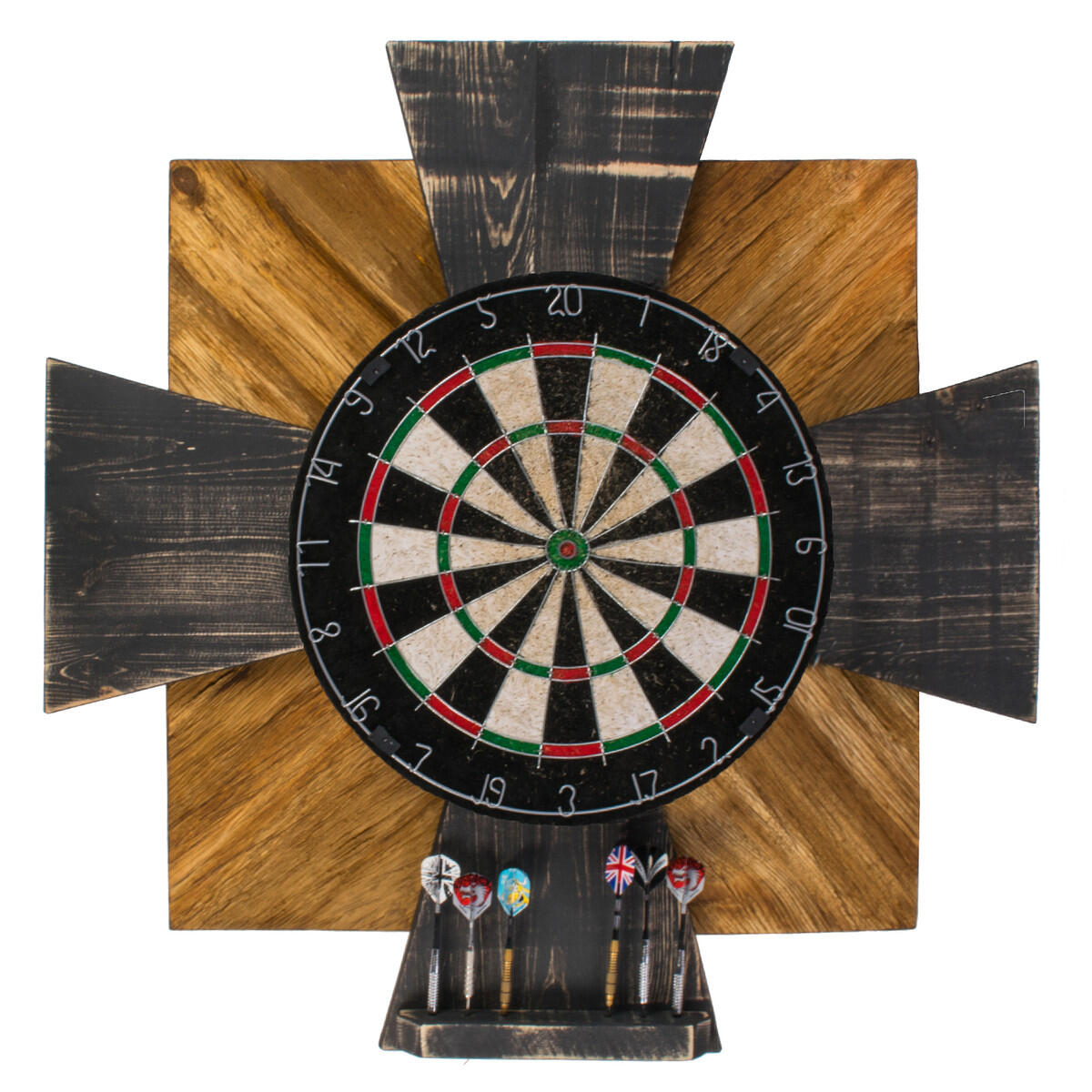 JOHN PADDLE Dřevěná deska pod šipky John Paddle Order Black oak