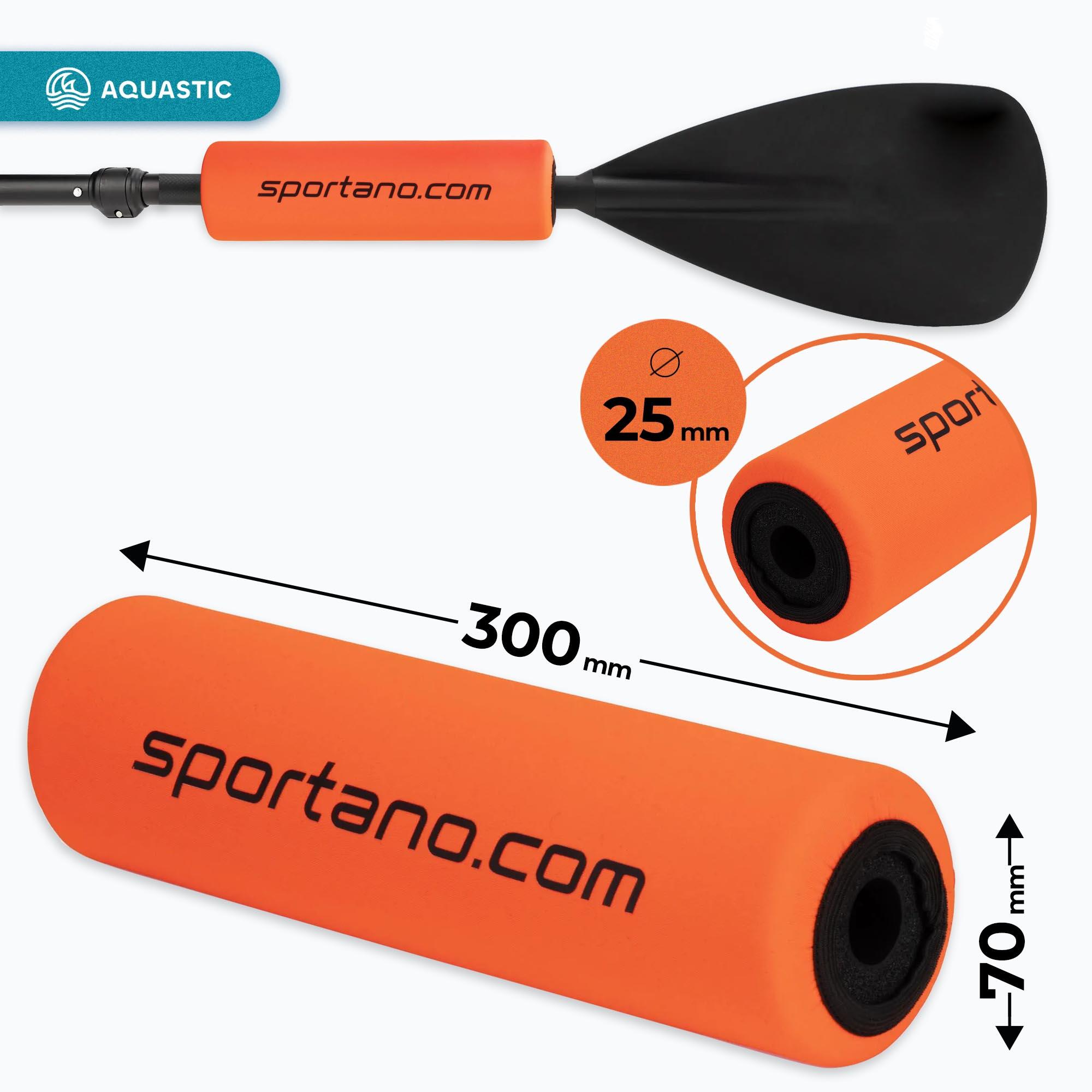Bojka do wiosła SUP SPORTANO 70×300 mm — zabezpieczenie wiosła, NBR/neopren 2/6