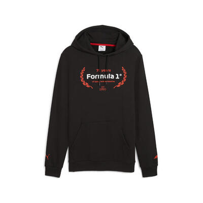 F1® essentials logo grafische hoodie voor heren puma black
