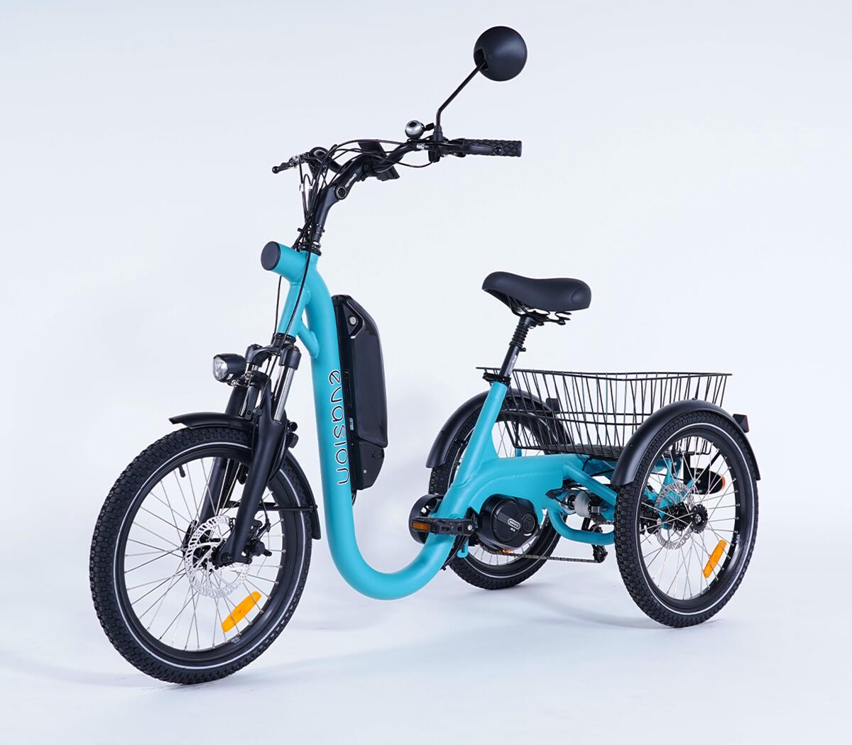DAMIUS Triciclo elétrico adulto EVASION com motor de pedal de 95 Nm