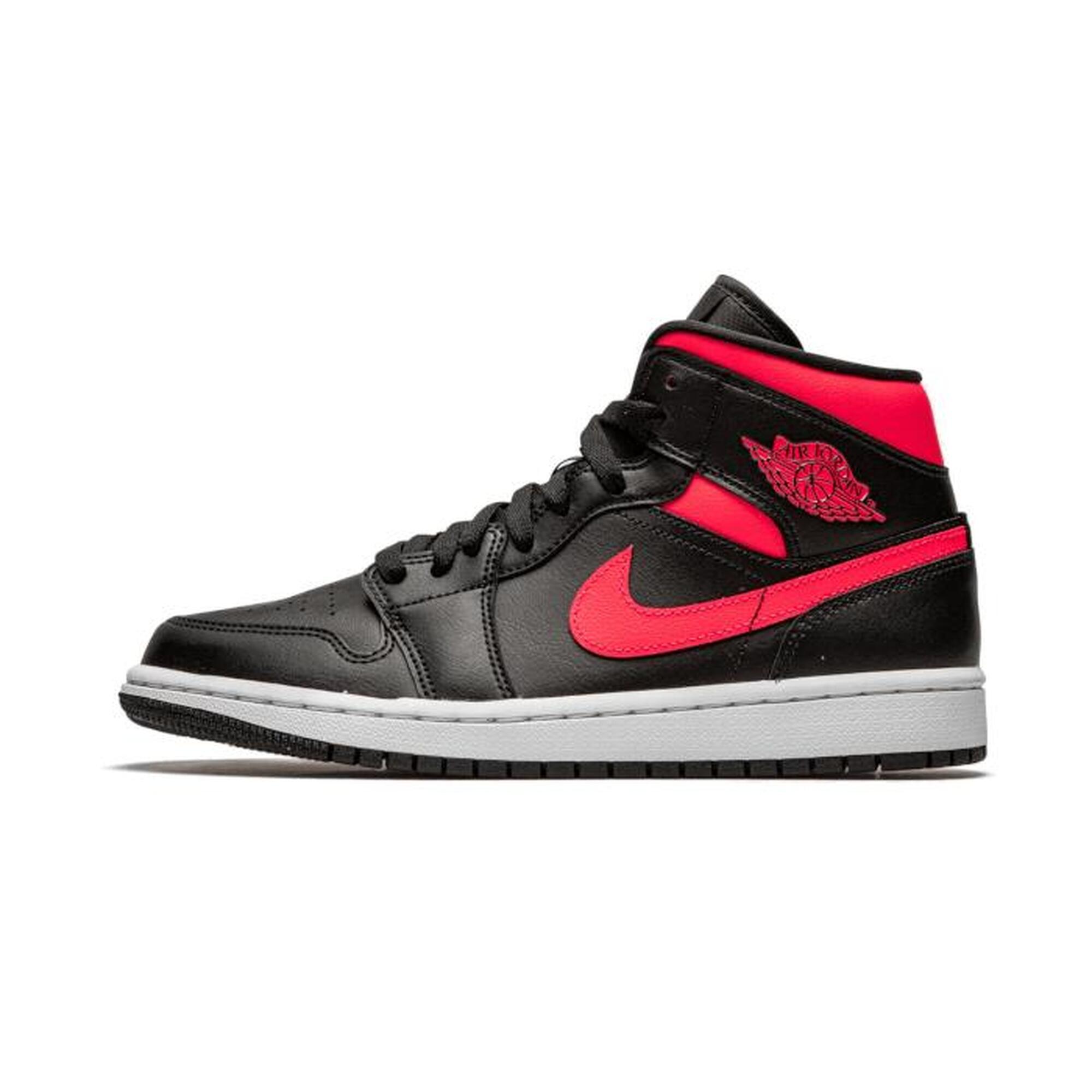Jordan - Air Jordan 1 Mid Black Siren Red - Chaussures De Sport - Noir - Decathlon