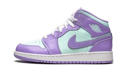 Scarpe Air Jordan 1 Mid Purple Aqua