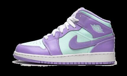 Zapatillas Air Jordan 1 Mid Purple Aqua