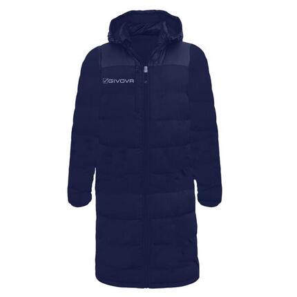 Givova Winterjacke Marineblau 3XL - Warm und Wasserfest