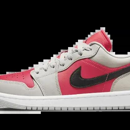 Jordan 1 Retro Low Light Iron Ore Siren Red - Women's