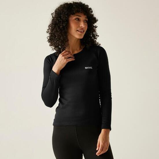 Ensemble de sous-vêtements thermiques isolants pour femme