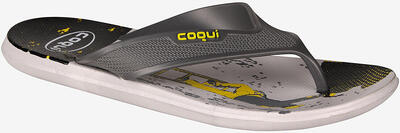 Heren flip-flops coqui levi 7972 kaki grijs maat 44