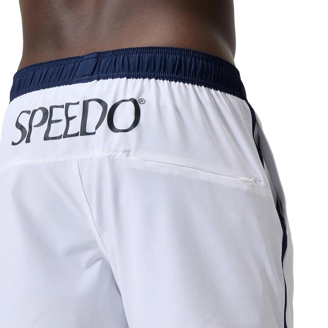 Costume Da Bagno A Pantaloncino Retrò Logo Uomo Speedo Jetstream Volley Bianco 4/7