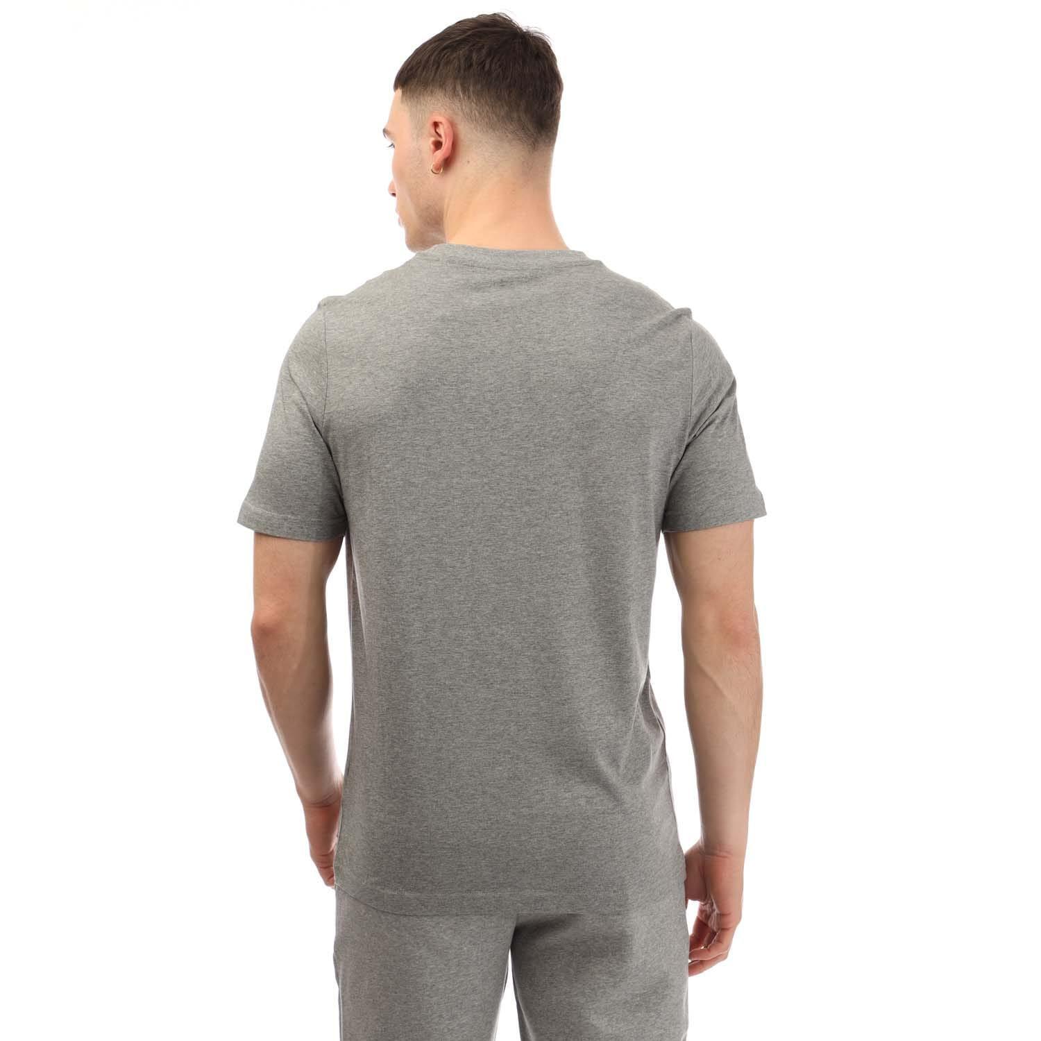 Heren Klein Logo TShirt (Grijs) 2/4