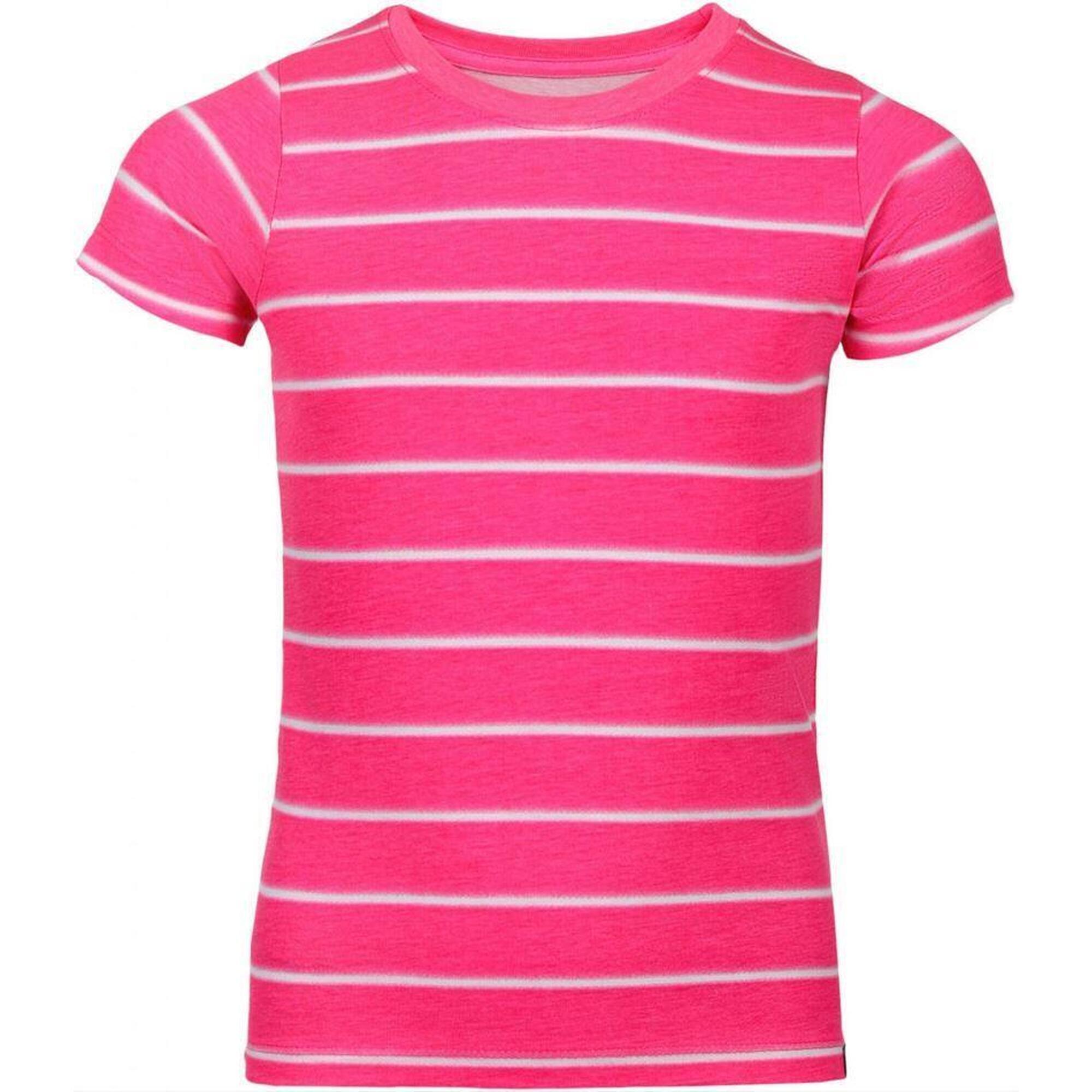 T-shirt Dziecięcy Nax Tiaro 104-110 z Miękkiej Bawełny z Kolorowym Nadrukiem