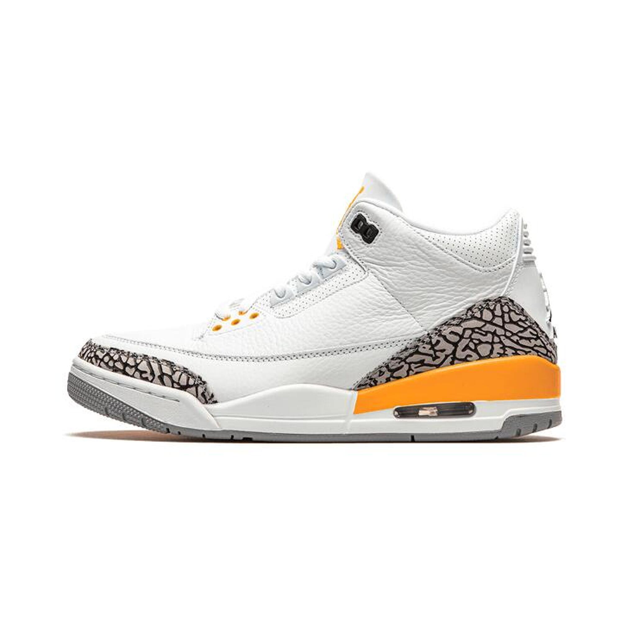 Jordan - Air Jordan 3 Retro Laser Orange - Chaussures De Sport - Blanc - Decathlon