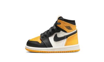 Scarpe Air Jordan 1 Retro High OG Yellow Toe Bébé (TD)