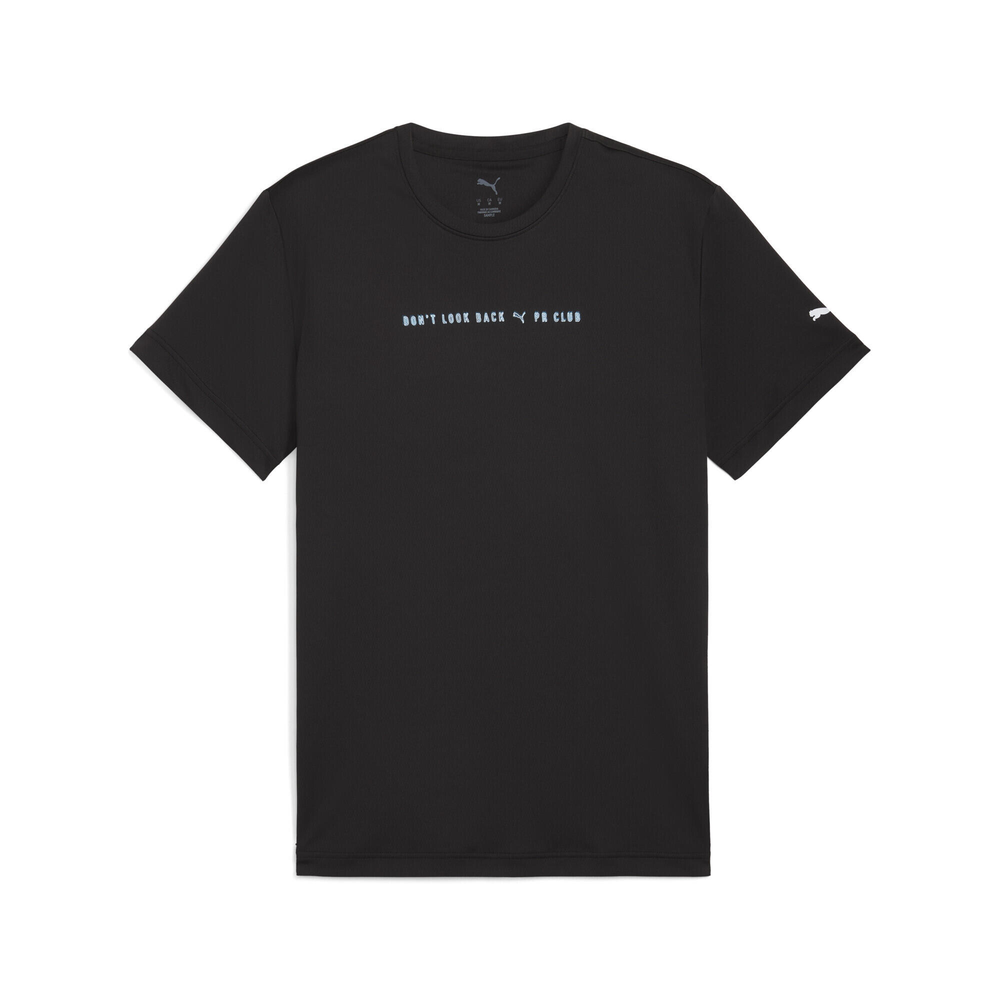 Męska koszulka RUN CLUB z grafiką PUMA Black