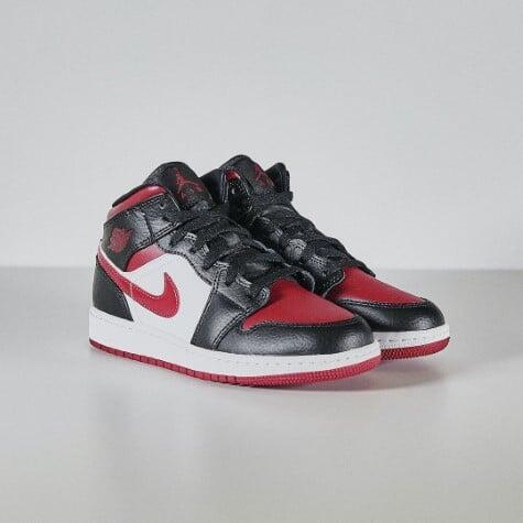 Sportschoenen Air Jordan 1 Mid Bred Toe 4/6