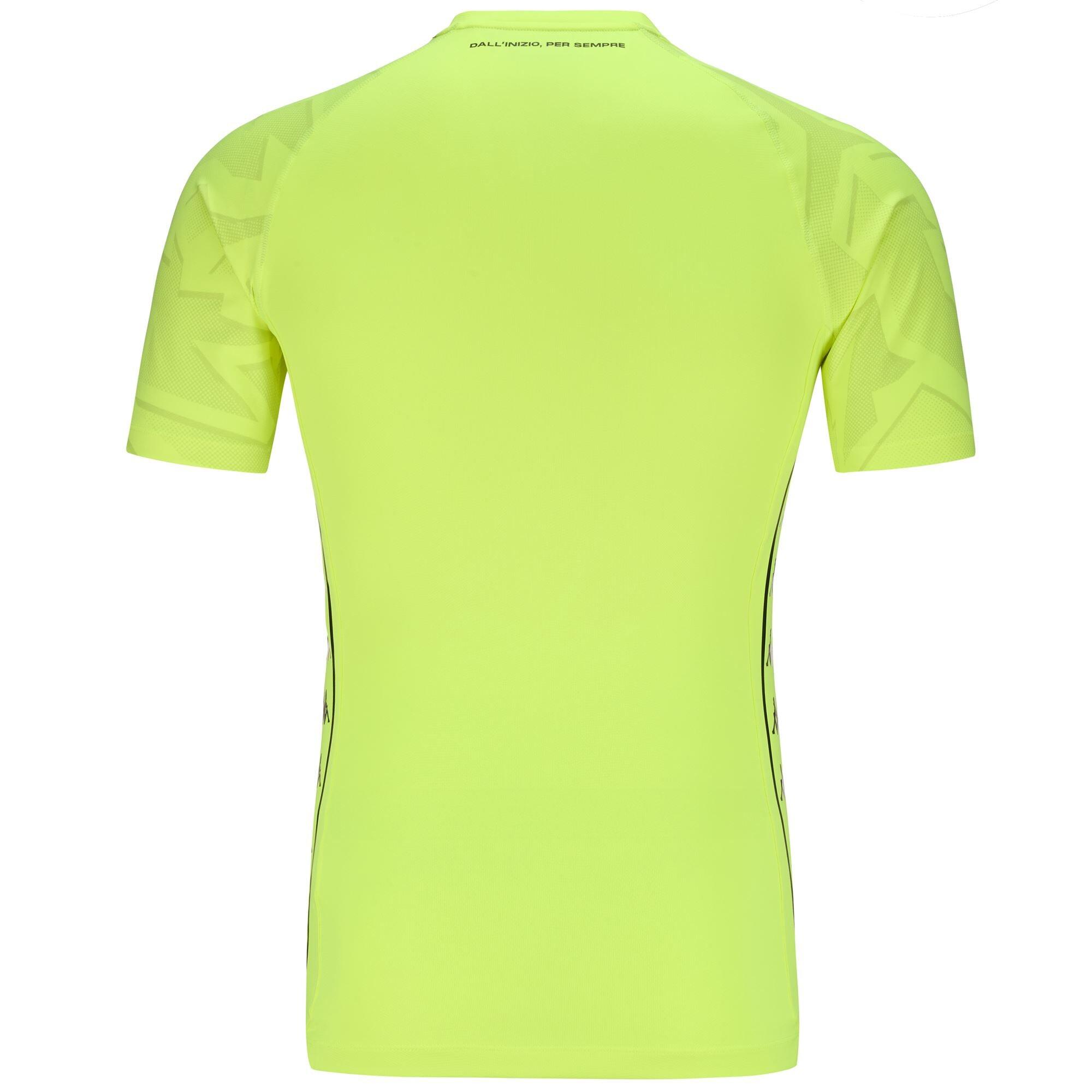T-shirt da uomo in poliestere riciclato verde da calcio 3/6