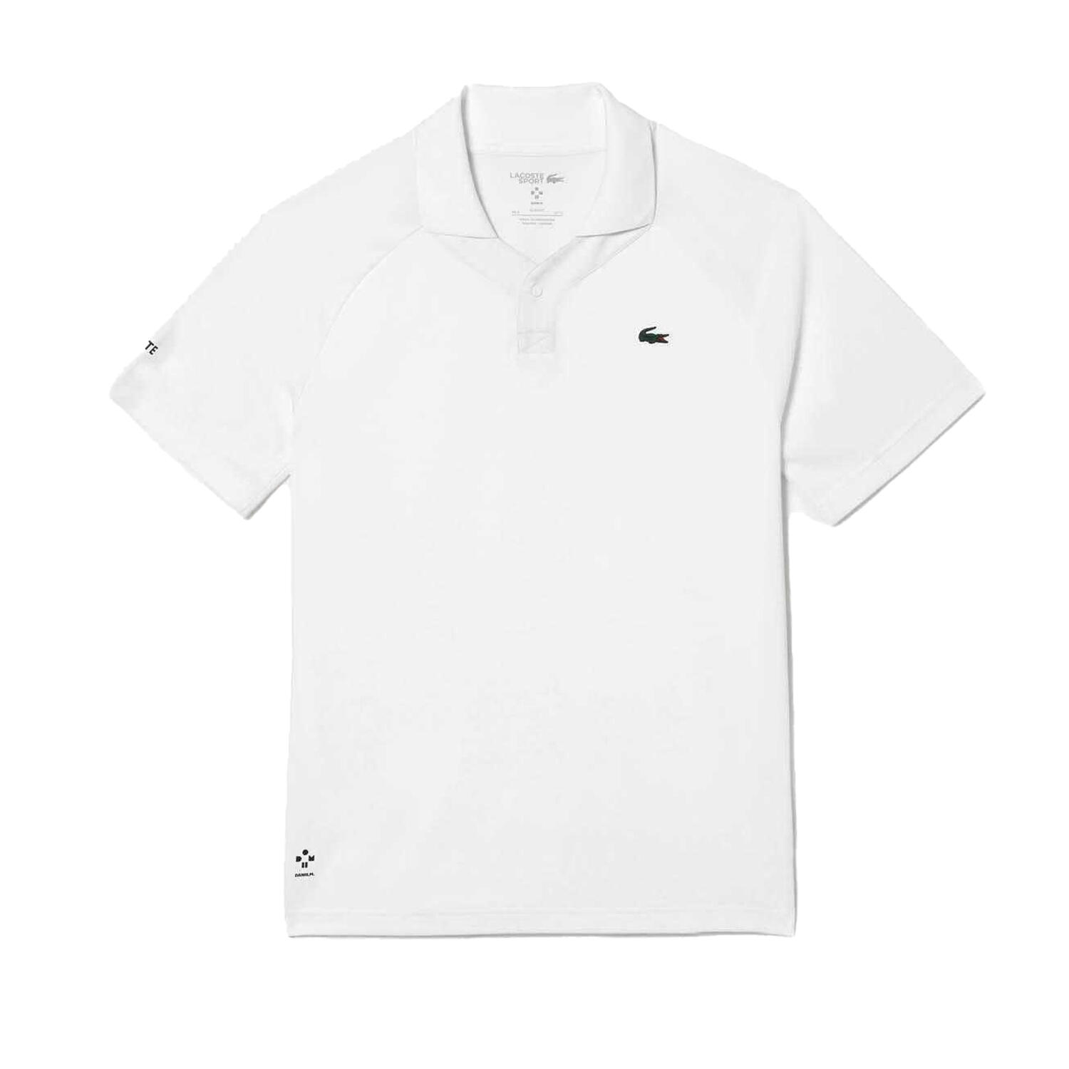 LACOSTE Mens Daniil Slim Tennis Polo Shirt (White)