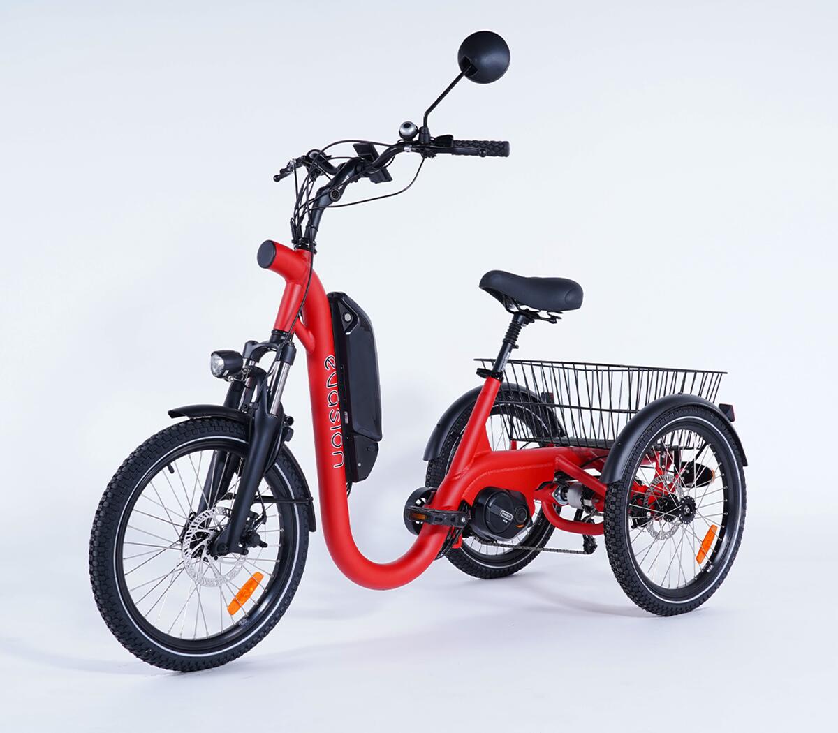 DAMIUS Triciclo elétrico adulto EVASION com motor de pedal de 95 Nm