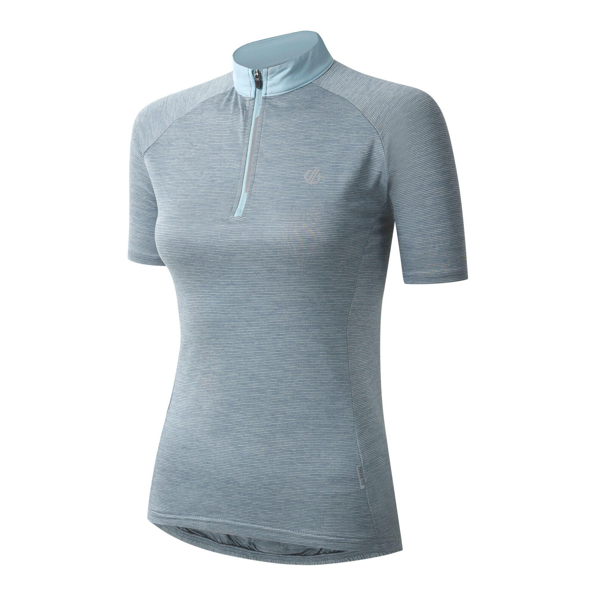T-shirt Manches Courtes Randonnée - Pedal Through It violet femme 7/7