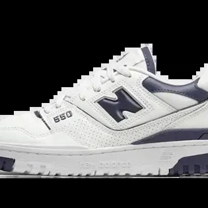 Unisex - Basketball - Shoes - Low-top retro sneaker - 550 - White/Dark Mercury