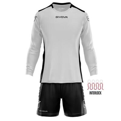 COMPLETO portiere givova arancio fluo/nero