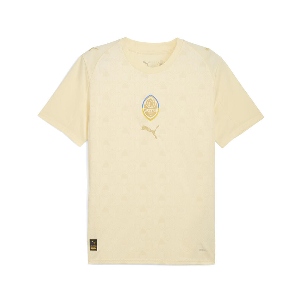 Męska trzecia koszulka FC Shakhtar Donetsk 25/26 PUMA Creamy Vanilla Gold Yellow